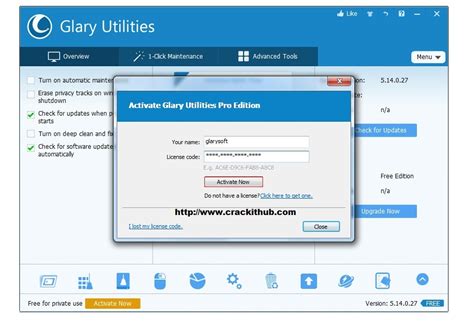 Glary Utilities Pro 5.202.0.232 Crack Lifetime License Key 